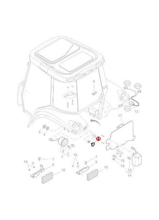 Massey Ferguson - Reflector - 4271028M1 - Farming Parts