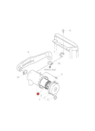 Massey Ferguson - Air Filter - 6242573M92 - Farming Parts