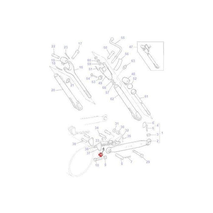 Massey Ferguson - Hair Pin - 195416M1 - Farming Parts