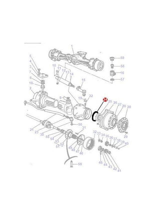 Massey Ferguson - Seal Final Drive - 395527X1 - Farming Parts