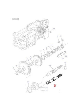 Massey Ferguson - PTO Shaft 540rpm - 3382073M9 - Farming Parts