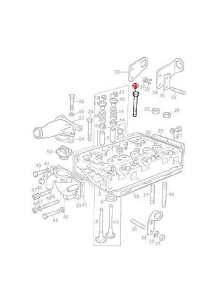 Massey Ferguson - Head Stud - 1476087X1 - Farming Parts