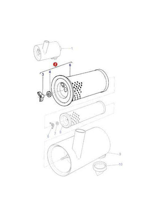 Massey Ferguson - Filter Air Outer - 1678308M92 - Farming Parts