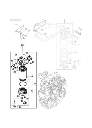 Massey Ferguson - Primer Pump - 4288692M2 - Farming Parts