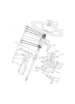 Massey Ferguson - Bushing Kit - 3478262M91 - Farming Parts