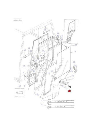 Massey Ferguson - Door Key - 3477138M1 - Farming Parts