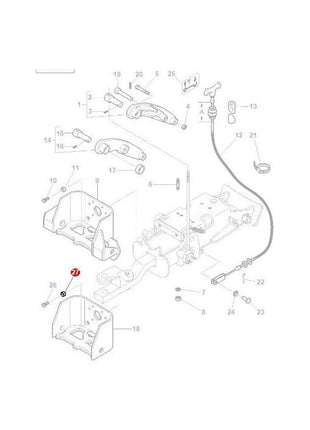 Massey Ferguson - Spacer - 3822064M1 - Farming Parts