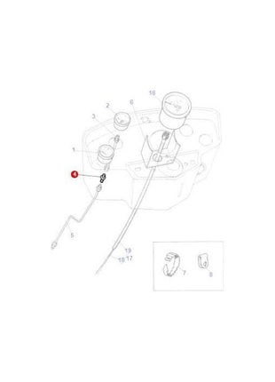 Massey Ferguson - Adaptor - 827622M1 - Farming Parts