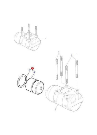 Massey Ferguson - Piston Lift Arms - 1665738M91 - Farming Parts