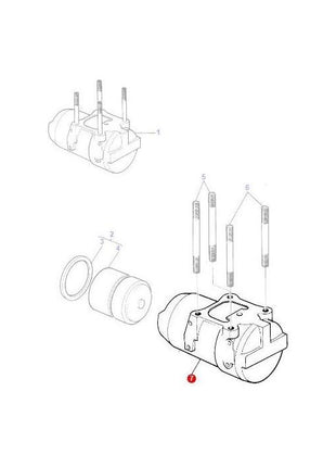 Massey Ferguson - Cylinder Lift Arms - 1671082M1 - Farming Parts