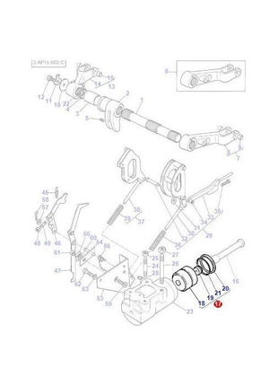 Massey Ferguson - Piston Lift Arms - 1693921M93 - Farming Parts