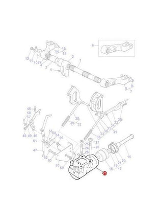 Massey Ferguson - Cylinder Lift Arms - 3599859M1 - Farming Parts