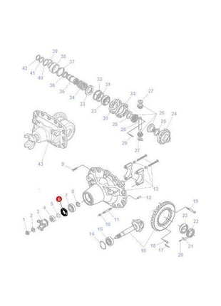 Massey Ferguson - Seal Differential - 3765720M1 - Farming Parts