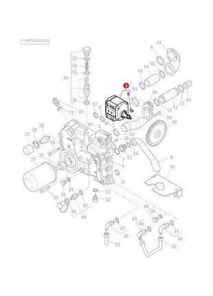 Massey Ferguson - Hydraulic Pump - 3797114M2 - Farming Parts