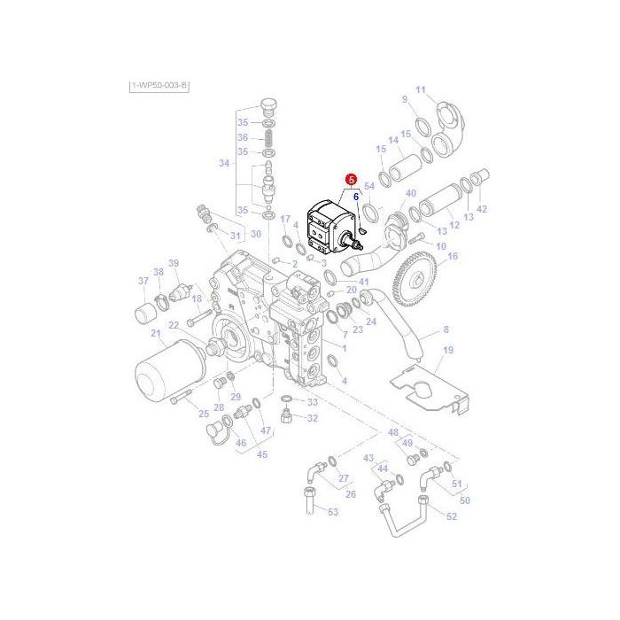 Massey Ferguson - Hydraulic Pump - 3797114M2 - Farming Parts