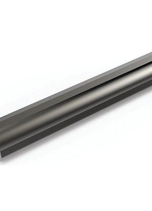 A silver hexagonal metal rod lies on a white background, evoking the sturdy craftsmanship of the Sparex PTO Tube - Triangle Profile, Length: 3M (12503) - S.4810.