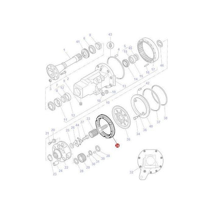 Massey Ferguson - Back Plate - 3798777M1 - Farming Parts