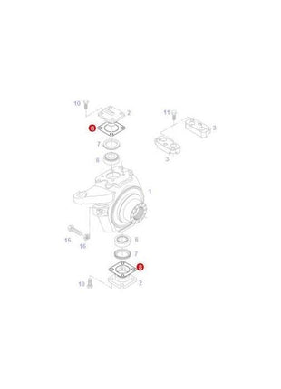 Massey Ferguson - Shim Final Drive - F334310020400 - Farming Parts