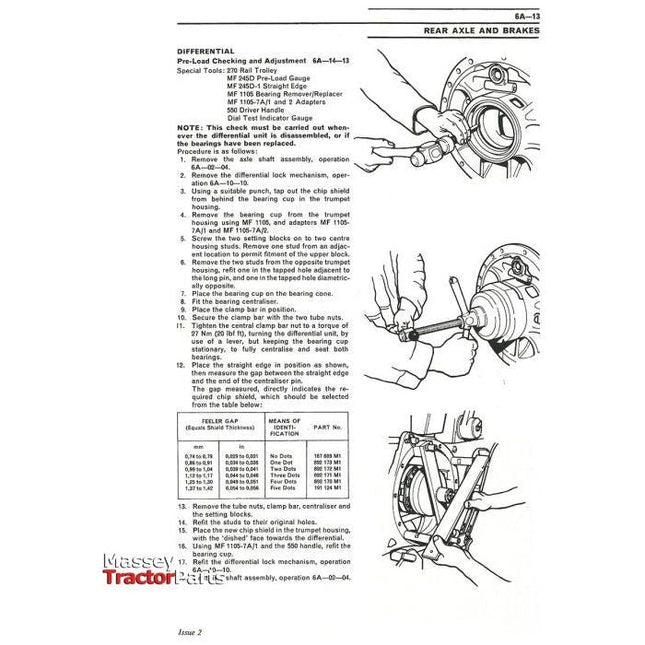 500srs Workshop Manual - 1856072M2 - Massey Tractor Parts