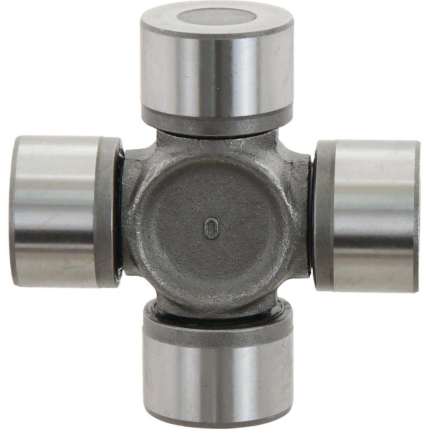 A Sparex Universal Joint - 41 x 108mm (Standard Duty), Sparex Part No. S.51983, features four cylindrical bearings positioned at right angles and is commonly used in automotive and mechanical applications to transfer rotational power.