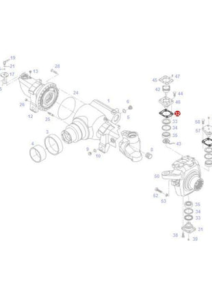 Massey Ferguson - Shim 0.50mm - F718301020300 - Farming Parts