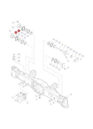 Massey Ferguson - Shim 0.50mm - F718301020300 - Farming Parts