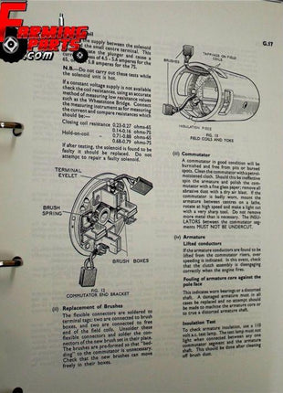 Massey Ferguson - 35/35X Workshop Manual - 819147M1 - Farming Parts