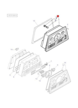 Massey Ferguson - Instrument Panel - 3783470M97 - Farming Parts