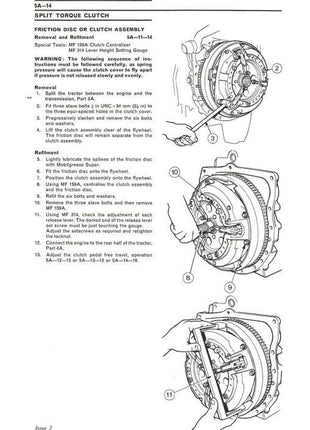 Massey Ferguson - 500srs Workshop Manual - 1856072M2 - Farming Parts