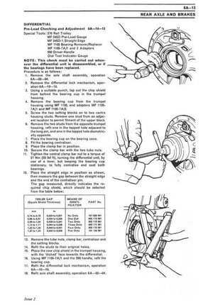 Massey Ferguson - 500srs Workshop Manual - 1856072M2 - Farming Parts