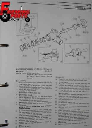 Massey Ferguson - 600 Series Workshop Manual - 1856274M2 - Farming Parts