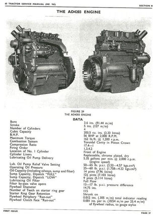 Massey Ferguson - 65 Workshop Manual - 819148M1 - Farming Parts