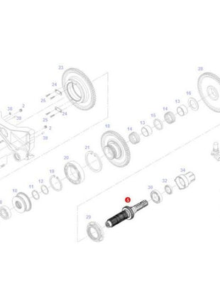 Fendt - Output Shaft - 411151220110 - Farming Parts