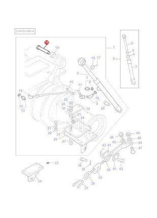 Massey Ferguson - Pin - 3595990M1 - Farming Parts