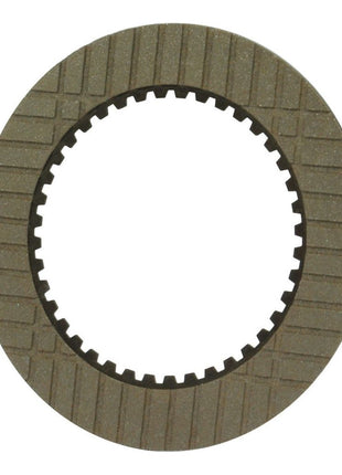 A circular metal disc with a notched inner ring and a grooved outer surface, similar to the Sparex PTO Clutch Plate (Part No. S.56955).