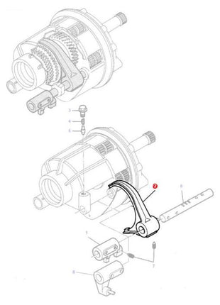 Massey Ferguson - Fork - 3714925M1 - Farming Parts