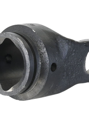 A close-up of a Sparex PTO Tube Yoke with a hollow cylindrical section and a looped handle, featuring Universal Joint Dimensions (U/J Size: 22 x 54.8mm), part number S.6001.