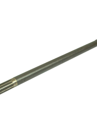 Image of the PTO Shaft - S.60409 by Sparex, showcasing a long, cylindrical metal bar with a smooth surface and a grooved end featuring splines. Commonly used as a barrel or pipe in mechanical or industrial applications.