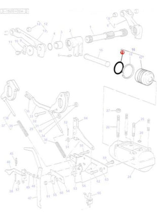 Massey Ferguson - O Ring Lift Piston - 3761474M1 - Farming Parts