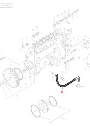 Massey Ferguson - Hydraulic Hose - V836346890 - Farming Parts