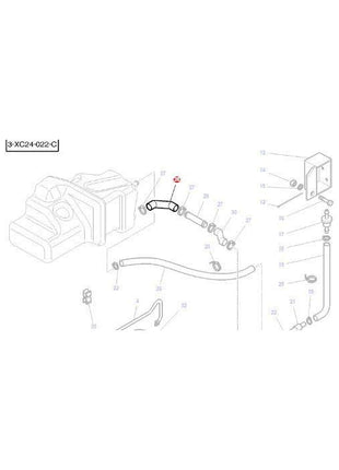 Massey Ferguson - Hose - 3808773M2 - Farming Parts