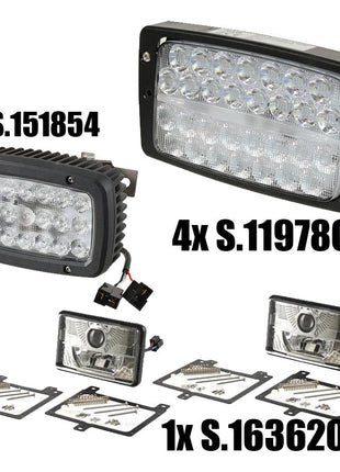 Massey Ferguson 6200 Series LED Light Kit Complete