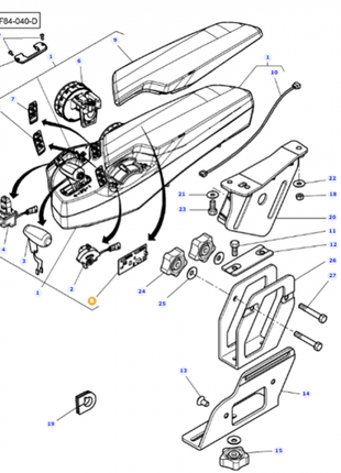 Massey Ferguson - Printed Circuit - 6249010M1 - Farming Parts