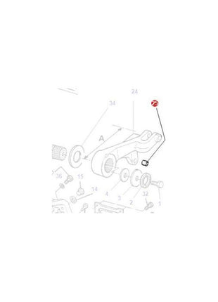 Massey Ferguson - Bush - 3382419M2 - Farming Parts