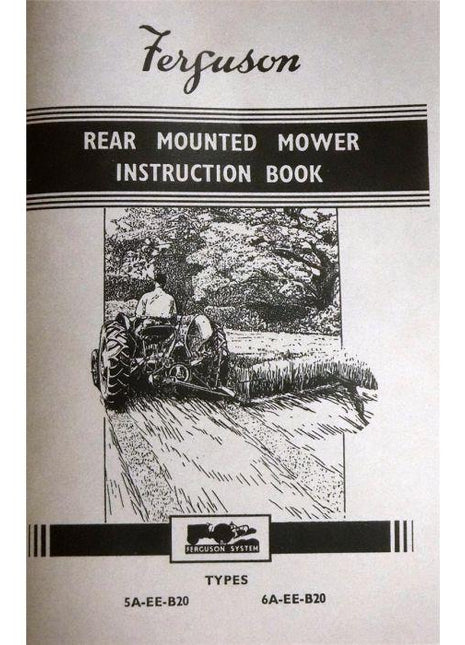 Massey Ferguson - Mower Operators Manual - 819015M1 - Farming Parts