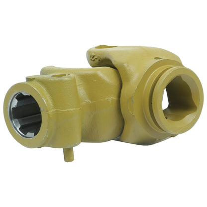 The Sparex PTO Coupling (U/J Size: 30.2 x 106.5mm), model S.6414, is a yellow metal mechanical part featuring cylindrical openings on both ends and is compatible with the AB7/A7 PTO Series.