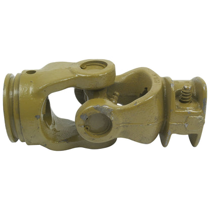 A yellow, metal PTO Coupling (U/J Size: 30.2 x 92mm) with visible pivot points and connecting ends, used in mechanical systems for transmitting rotary motion. This universal joint, Sparex Part No.S.6431, compatible with PTO Series AW22/W220, ensures reliable performance in various applications.