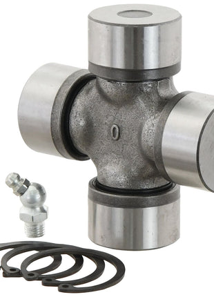 A Sparex Universal Joint - 36 x 89mm (Standard Duty) | Sparex Part No.S.6451 is displayed alongside a grease fitting and retaining clips.