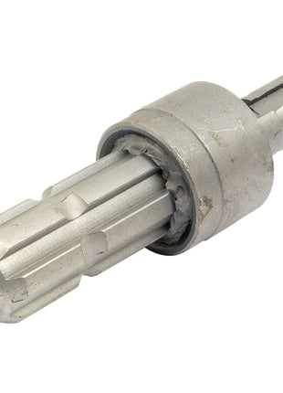 Close-up image of a cylindrical metal mechanical part with multiple grooves and a central hole, possibly the Transmission PTO Output Shaft (Sparex Part No. S.64640) used in Zetor or other mechanical applications by Sparex.