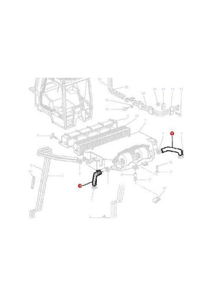 Massey Ferguson - Hose - 3387515M1 - Farming Parts